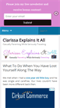 Mobile Screenshot of clarissaexplainsitall.net